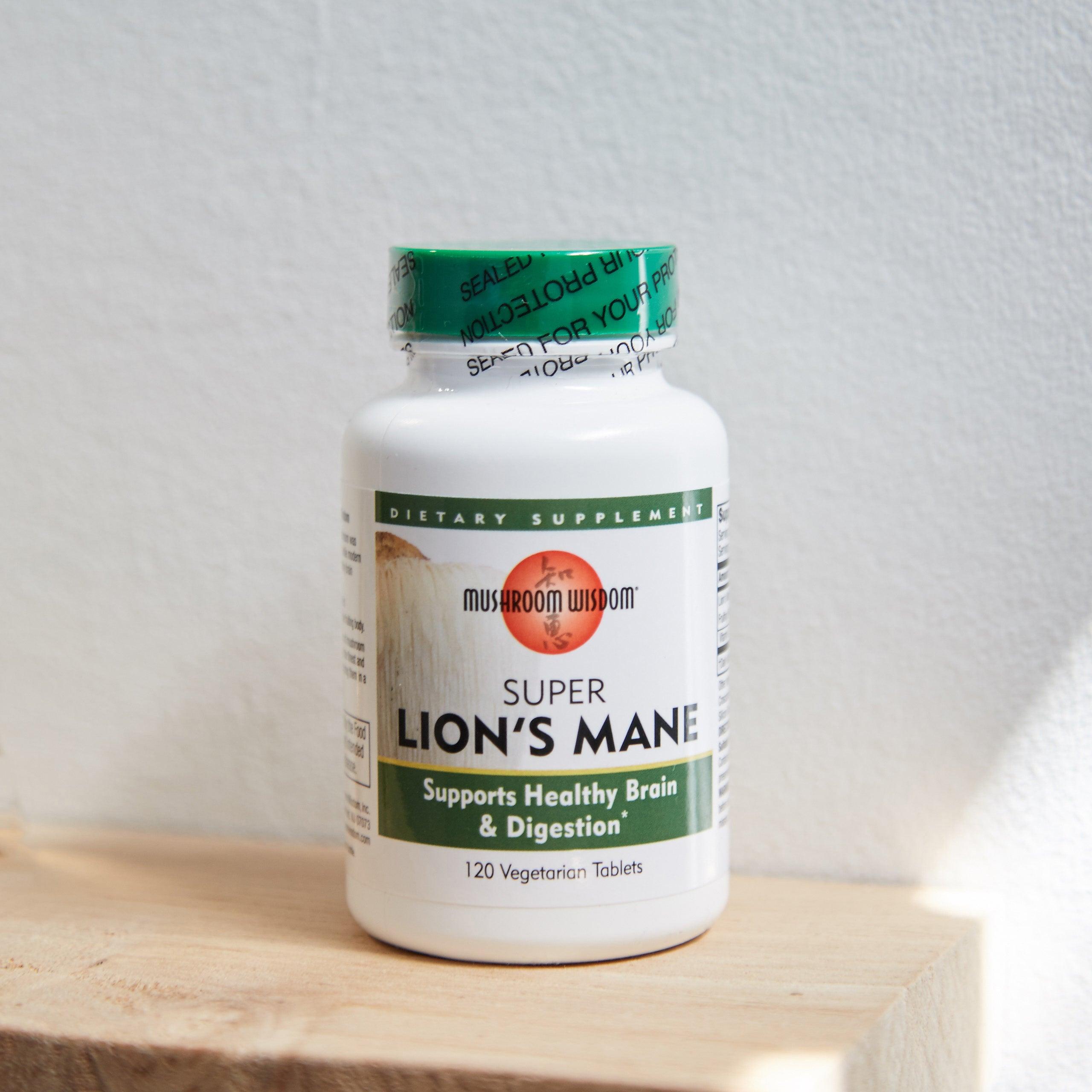 Mushroom Wisdom Super Löwenmähne-Pilz, 120 Tabletten