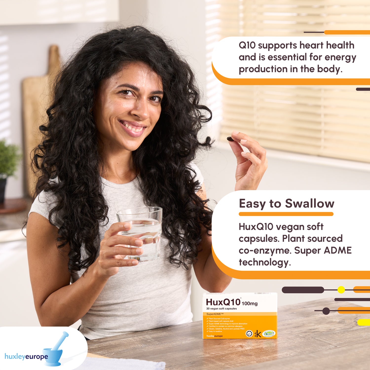 Huxley Europe HuxQ10 100mg Vegane Weichkapseln